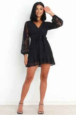 Aria Dress - Black -Dress Shop petal and pup usa dresses aria dress black 31698665963697