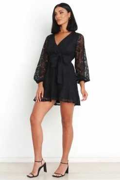 Aria Dress - Black -Dress Shop petal and pup usa dresses aria dress black 31698666062001