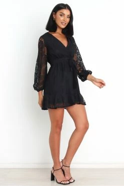 Aria Dress - Black -Dress Shop petal and pup usa dresses aria dress black 31698666127537