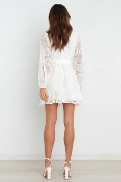 Aria Dress - White -Dress Shop petal and pup usa dresses aria dress white 31760596762801