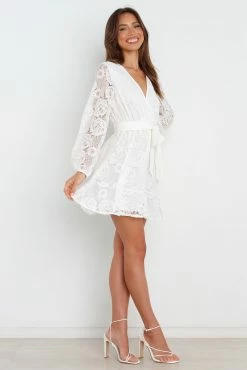 Aria Dress - White -Dress Shop petal and pup usa dresses aria dress white 31760596893873