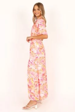 Arianna Maxi Dress - Pink Scenic -Dress Shop petal and pup usa dresses arianna maxi dress pink scenic 33643502502065