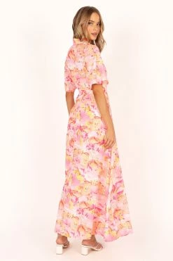 Arianna Maxi Dress - Pink Scenic -Dress Shop petal and pup usa dresses arianna maxi dress pink scenic 33643502534833