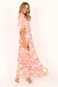 Arianna Maxi Dress - Pink Scenic -Dress Shop petal and pup usa dresses arianna maxi dress pink scenic 33643502600369