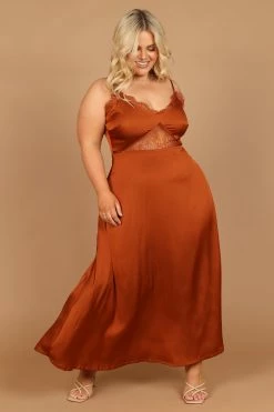 Ariel Dress - Rust -Dress Shop petal and pup usa dresses ariel dress rust 32407343366321