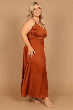 Ariel Dress - Rust -Dress Shop petal and pup usa dresses ariel dress rust 32407343399089