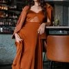 Ariel Dress - Rust