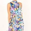 Arte Mini Dress - Blue Floral