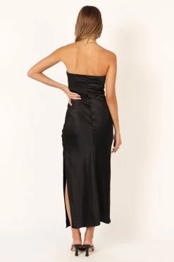 Audrey Strapless Maxi Dress - Black -Dress Shop petal and pup usa dresses audrey strapless midi dress black 33846851666097