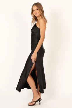 Audrey Strapless Maxi Dress - Black -Dress Shop petal and pup usa dresses audrey strapless midi dress black 33846851698865