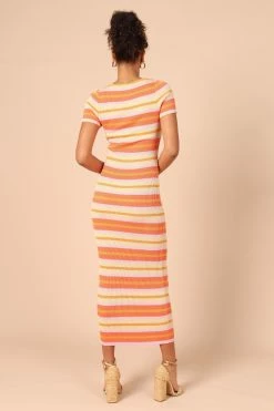 Bardotte Midi Dress - Pink -Dress Shop petal and pup usa dresses bardotte maxi dress pink waiting on bulk 32214000435377