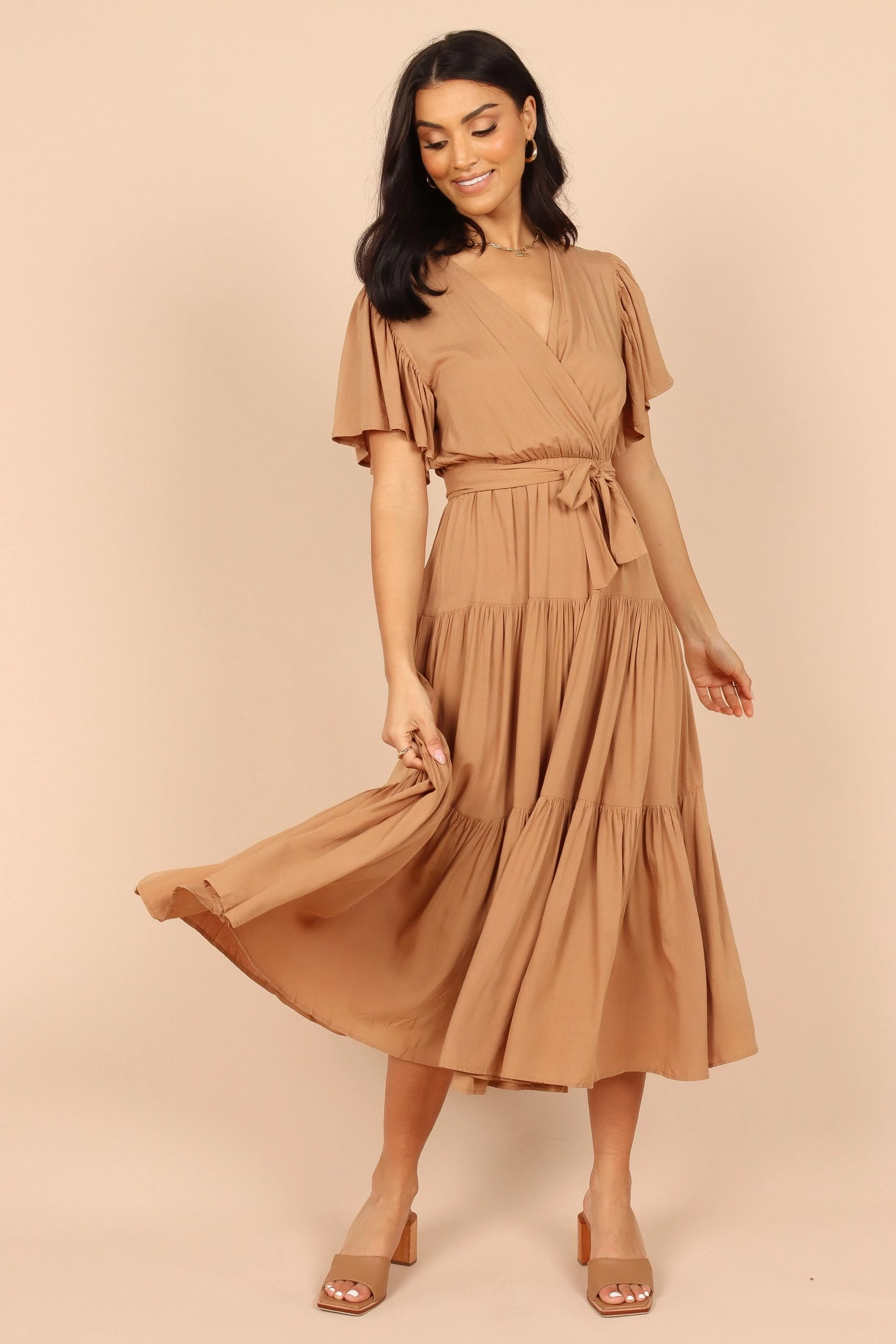 Barker Dress - Tan 6 Barker Dress - Tan - Image 6