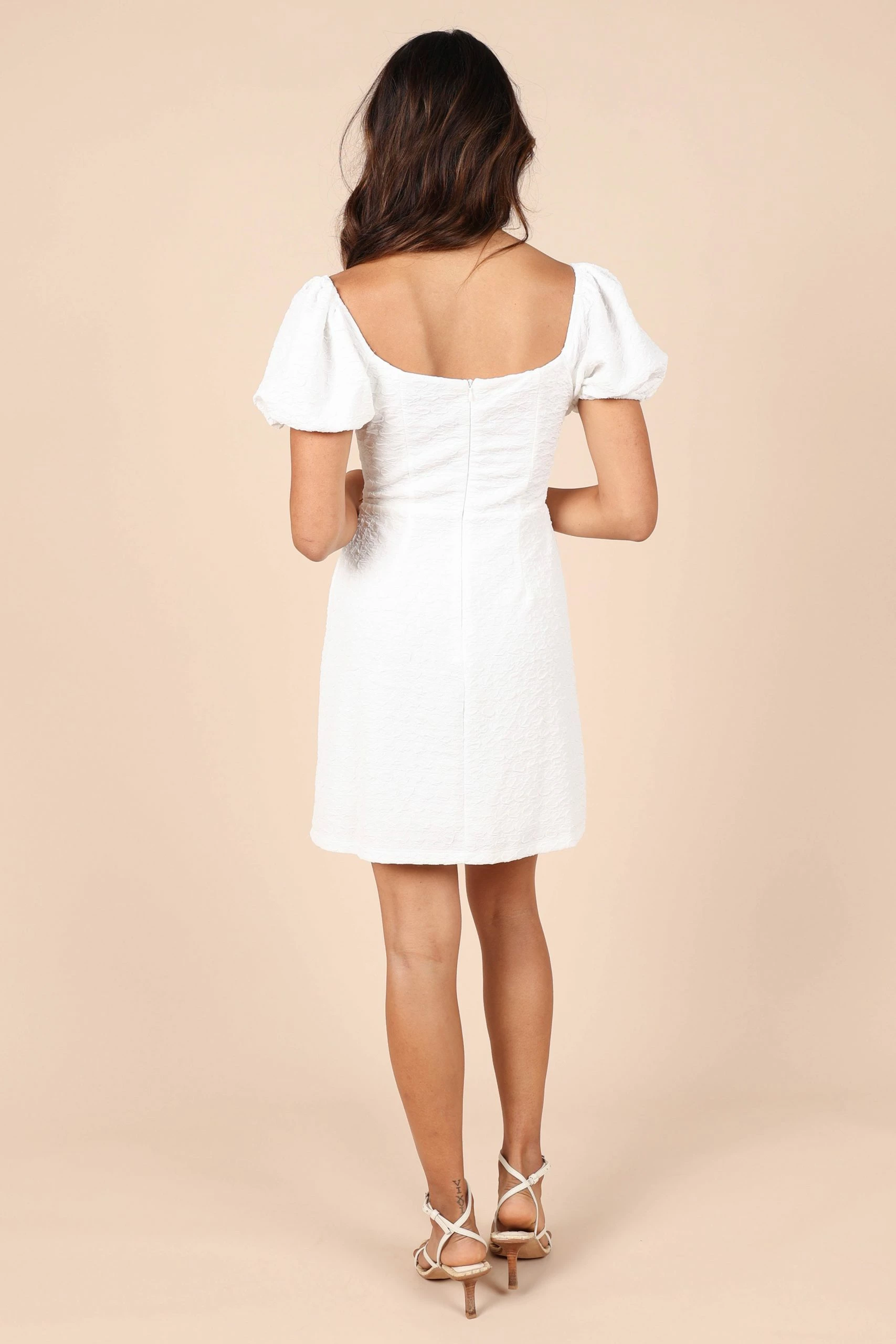 Baxie Mini Dress - White 3 Baxie Mini Dress - White - Image 3