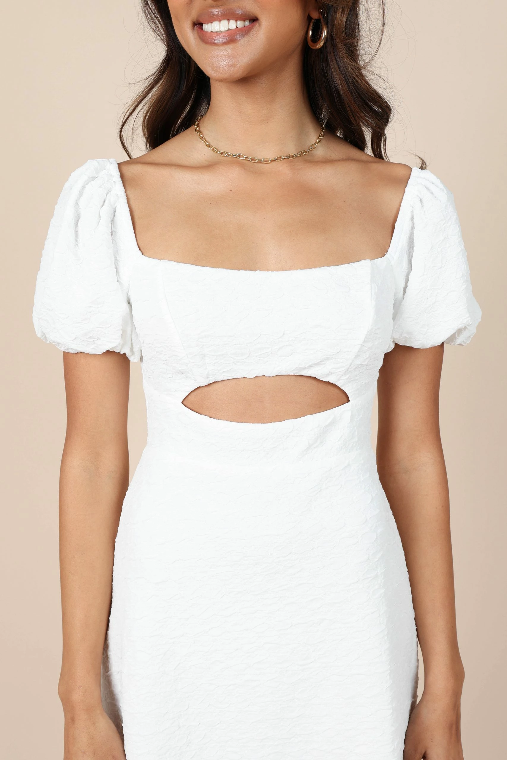 Baxie Mini Dress - White 2 Baxie Mini Dress - White - Image 2