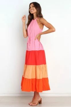 Becca Dress - Pink Splice -Dress Shop petal and pup usa dresses becca dress pink splice 31829314601137