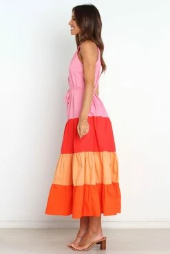 Becca Dress - Pink Splice -Dress Shop petal and pup usa dresses becca dress pink splice 31829314633905