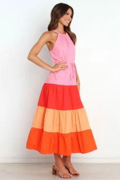 Becca Dress - Pink Splice -Dress Shop petal and pup usa dresses becca dress pink splice 31829314732209