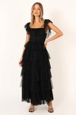 Belle Maxi Dress - Black -Dress Shop petal and pup usa dresses belle maxi dress black 33846922313905