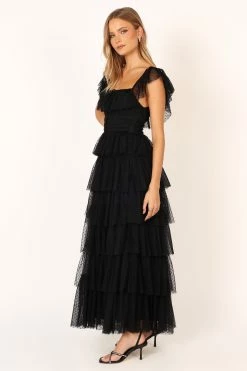 Belle Maxi Dress - Black -Dress Shop petal and pup usa dresses belle maxi dress black 33846922477745