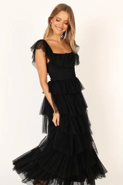 Belle Maxi Dress - Black -Dress Shop petal and pup usa dresses belle maxi dress black 33846922510513