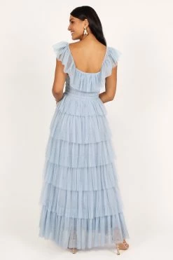 Belle Maxi Dress - Blue -Dress Shop petal and pup usa dresses belle maxi dress blue 33340293578929