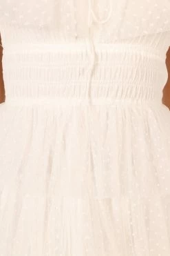 Belle Maxi Dress - Off White -Dress Shop petal and pup usa dresses belle maxi dress off white 33846842032305