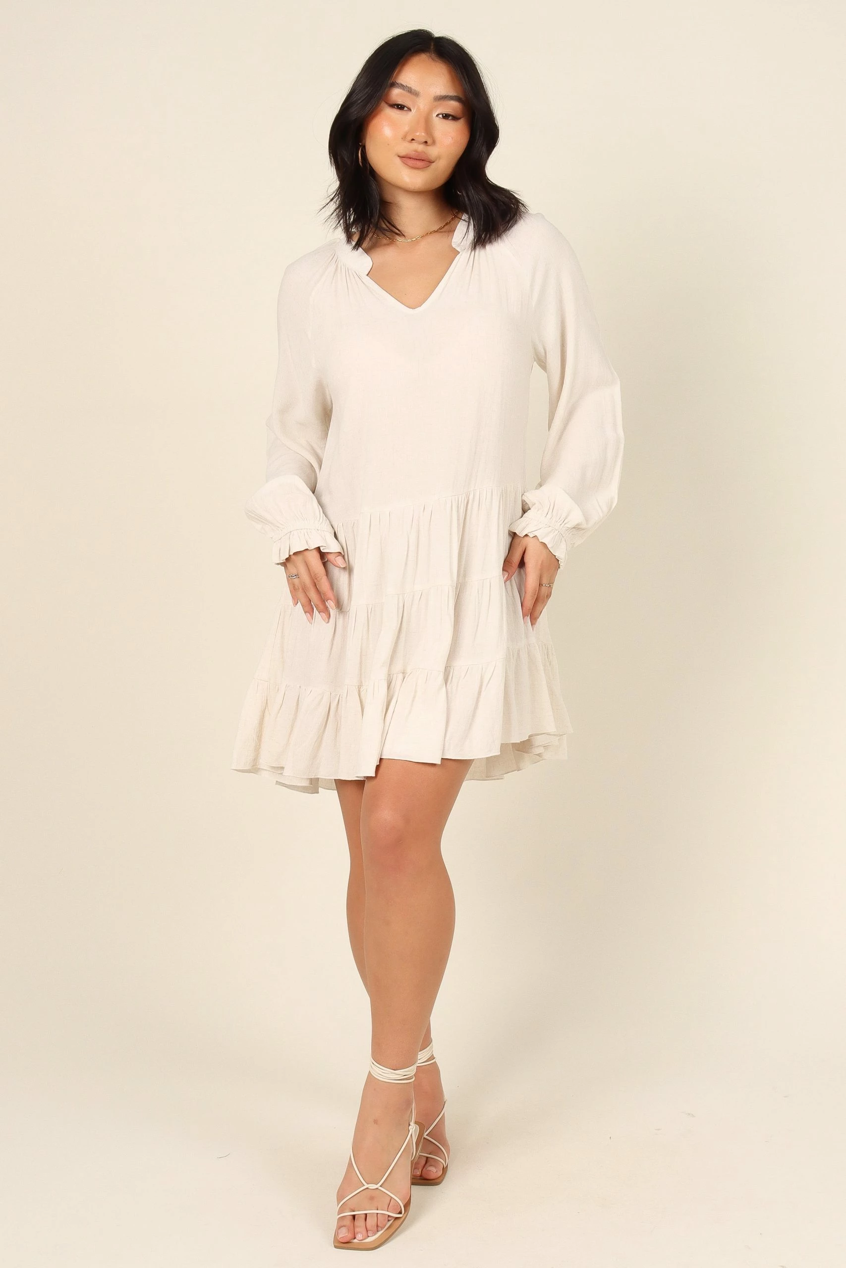 Beloved Dress - Beige 1 Beloved Dress - Beige