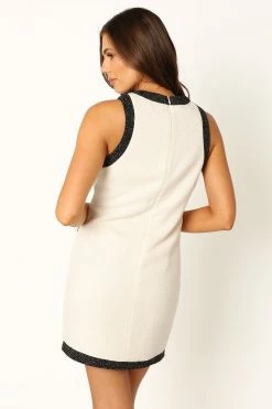 Blythe Mini Dress - Ivory -Dress Shop petal and pup usa dresses blythe mini dress ivory 33935879471281