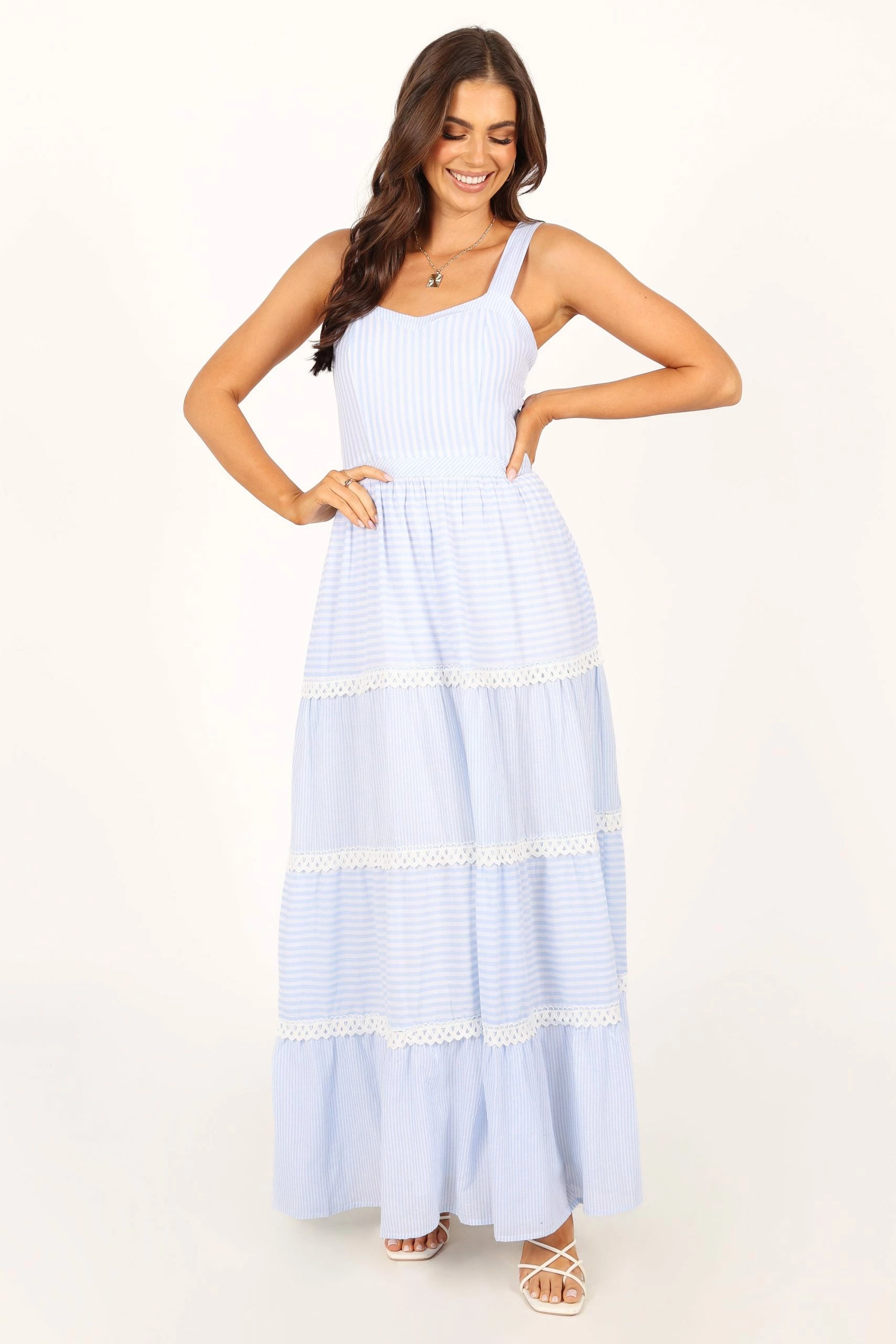 Camille Maxi Dress - Blue 1 Camille Maxi Dress - Blue