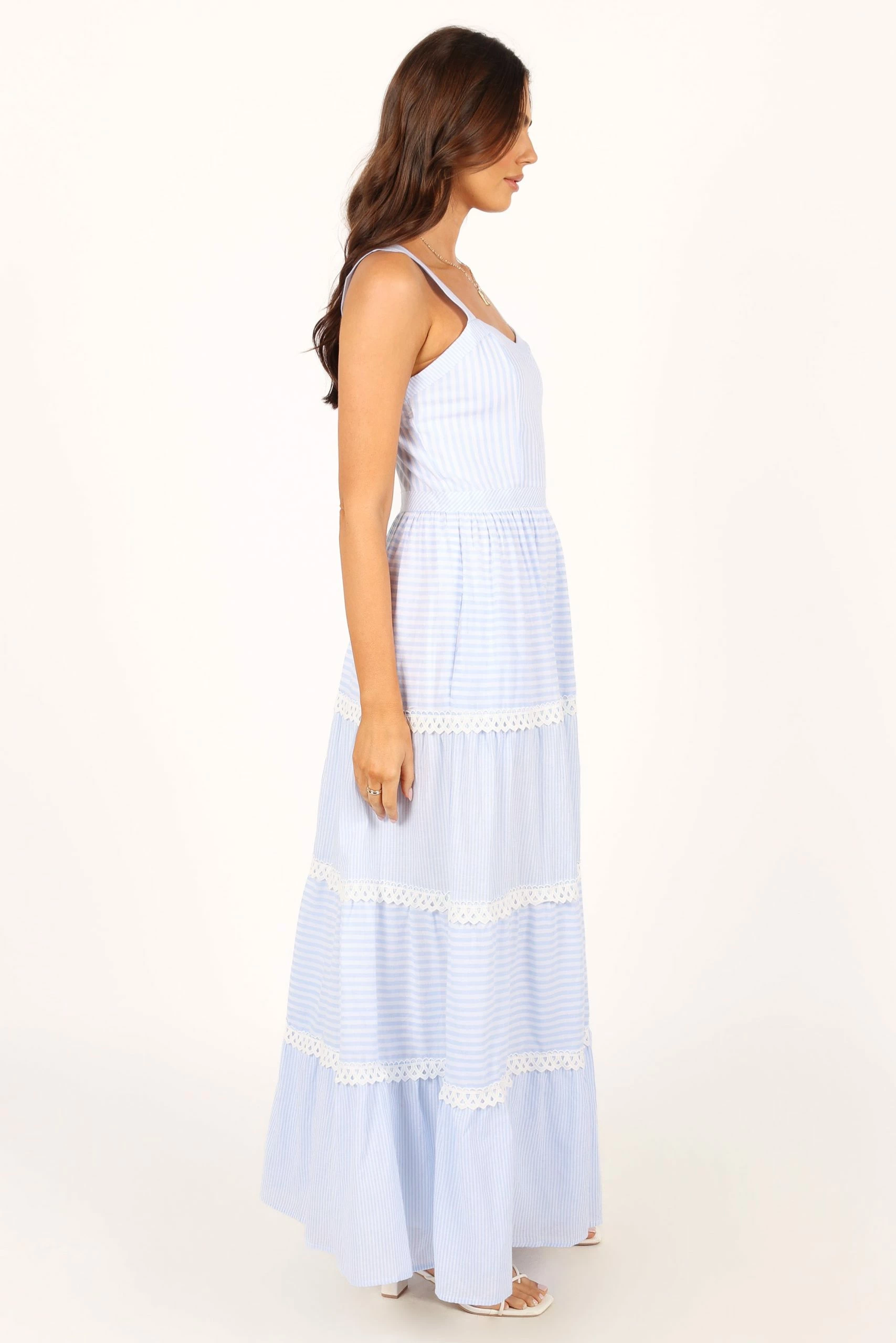 Camille Maxi Dress - Blue 7 Camille Maxi Dress - Blue - Image 7