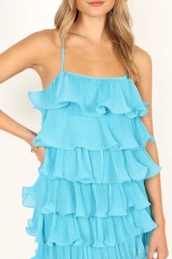 Camilo Mini Dress - Aqua -Dress Shop petal and pup usa dresses camilo mini dress aqua 33829478760625