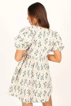Carla Puff Sleeve Mini Dress - White 13 Carla Puff Sleeve Mini Dress - White -Dress Shop petal and pup usa dresses carla puff sleeve mini dress white 33757579542705