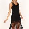 Carlito Midi Dress - Black
