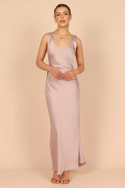 Carnation Cross Back Maxi Dress - Lilac -Dress Shop petal and pup usa dresses carnation cross back maxi dress lilac 32390893895857
