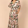 Cautilina Maxi Dress - Peach Floral