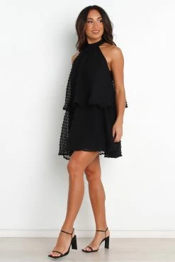 Chevron Dress - Black -Dress Shop petal and pup usa dresses chevron dress black 31361876525233