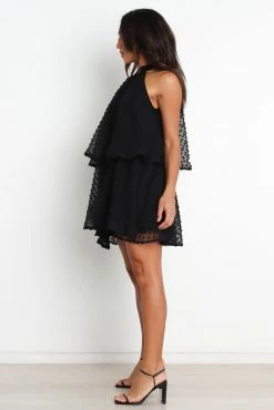 Chevron Dress - Black -Dress Shop petal and pup usa dresses chevron dress black 31362372174001