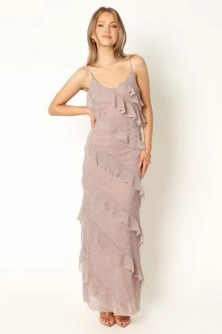 Ciao Ruffles Maxi Dress - Dusty Lavender -Dress Shop petal and pup usa dresses ciao ruffles maxi dress dusty lavender 33951043387569