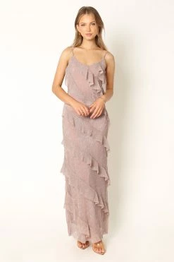 Ciao Ruffles Maxi Dress - Dusty Lavender -Dress Shop petal and pup usa dresses ciao ruffles maxi dress dusty lavender 33951043453105