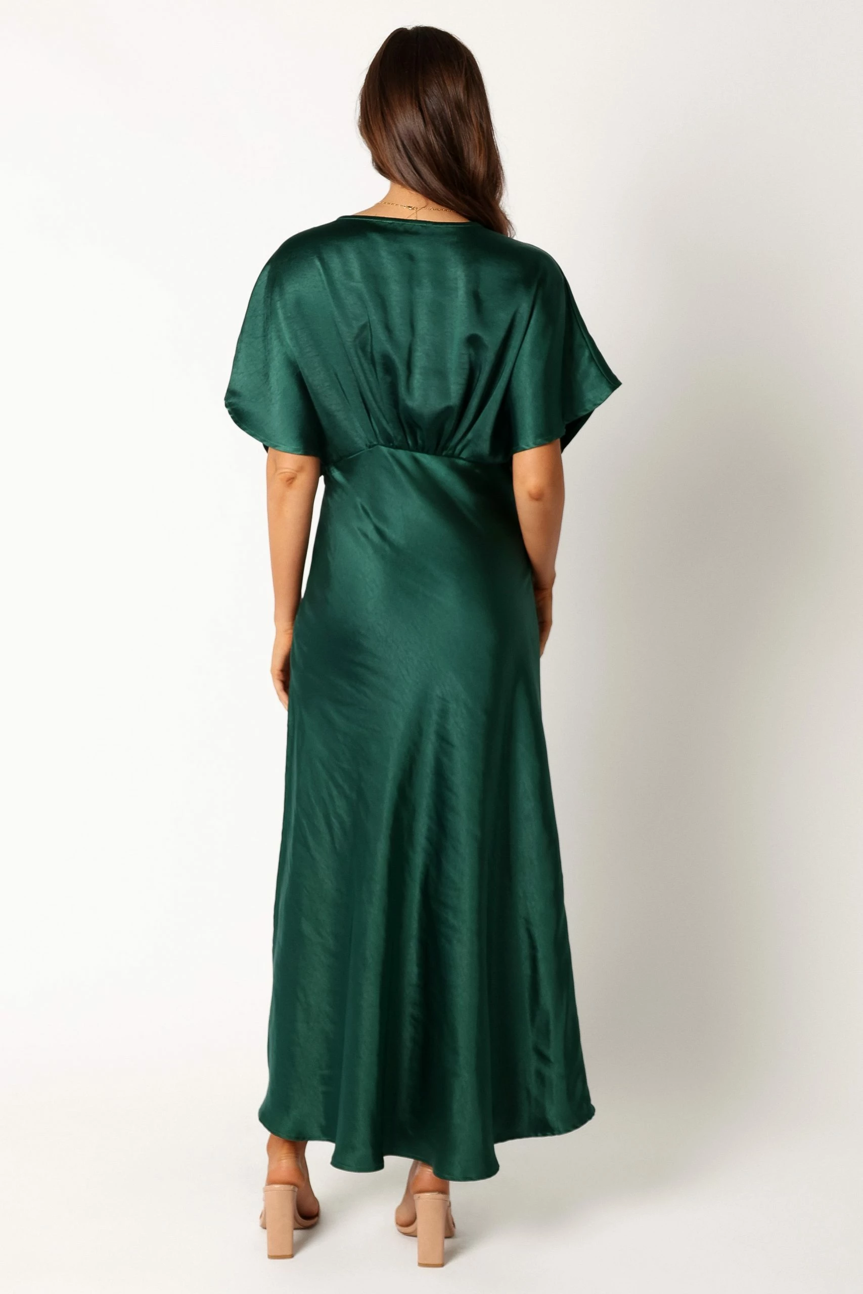 Ciara Maxi Dress - Dark Emerald 2 Ciara Maxi Dress - Dark Emerald - Image 2