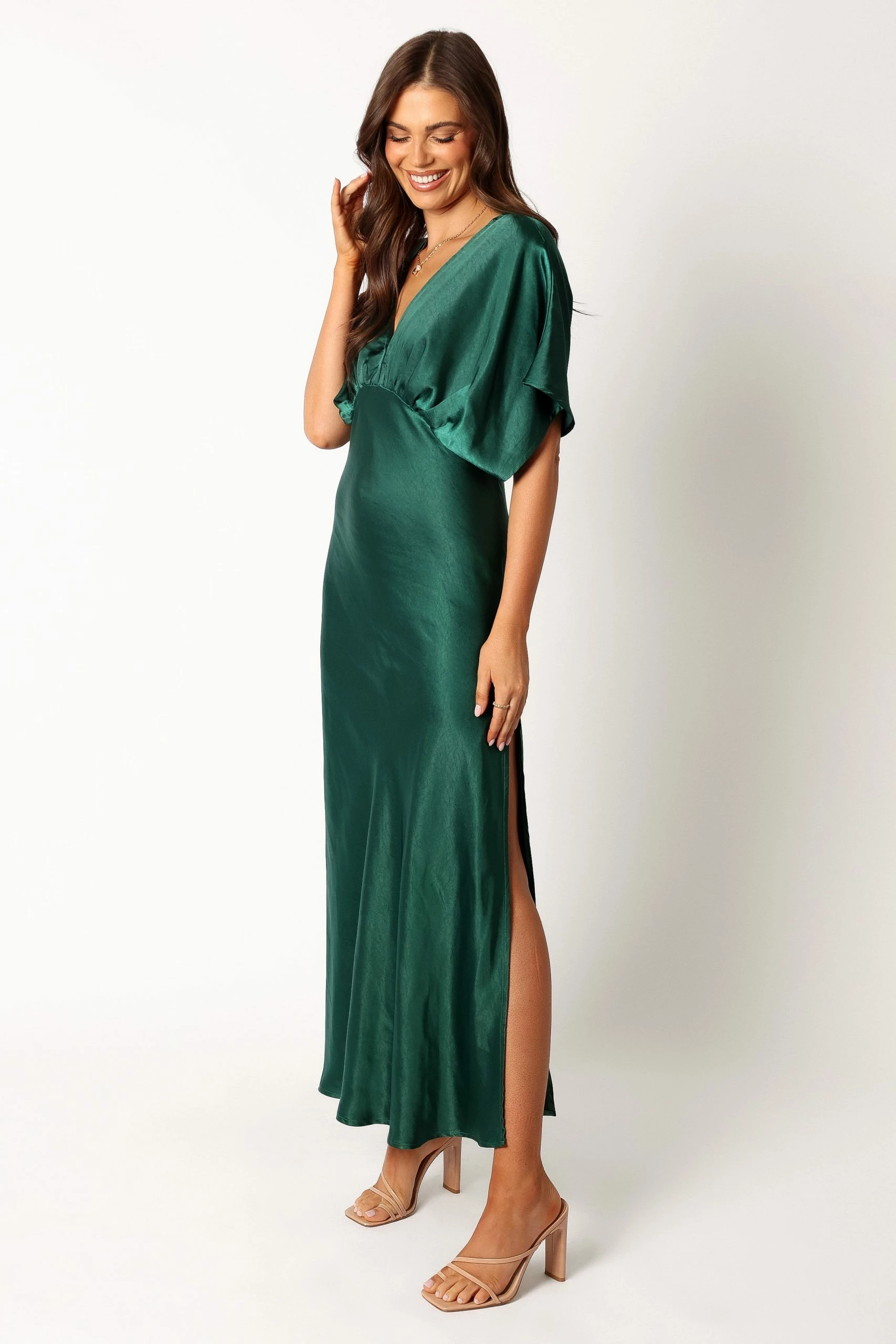 Ciara Maxi Dress - Dark Emerald 3 Ciara Maxi Dress - Dark Emerald - Image 3