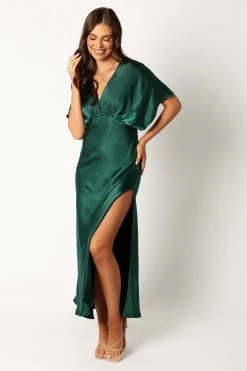 Ciara Maxi Dress - Dark Emerald 14 Ciara Maxi Dress - Dark Emerald -Dress Shop petal and pup usa dresses ciara maxi dress dark emerald 34007540367537