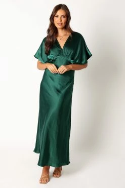 Ciara Maxi Dress - Dark Emerald 19 Ciara Maxi Dress - Dark Emerald -Dress Shop petal and pup usa dresses ciara maxi dress dark emerald 34007540498609