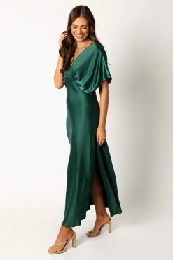 Ciara Maxi Dress - Dark Emerald 20 Ciara Maxi Dress - Dark Emerald -Dress Shop petal and pup usa dresses ciara maxi dress dark emerald 34007540564145