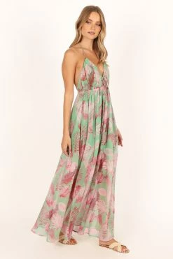 Ciara Maxi Dress - Green Multi -Dress Shop petal and pup usa dresses ciara maxi dress green multi 33712117711025