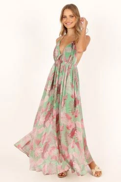 Ciara Maxi Dress - Green Multi -Dress Shop petal and pup usa dresses ciara maxi dress green multi 33712117743793