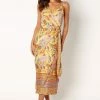 Clement Wrap Midi Dress - Tropical