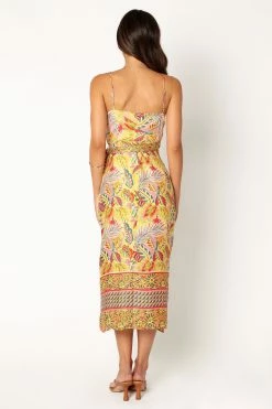 Clement Wrap Midi Dress - Tropical -Dress Shop petal and pup usa dresses clement wrap midi dress tropical 33994863378609