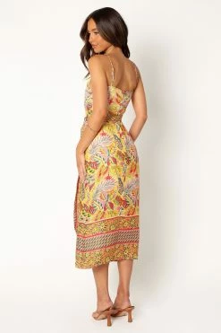 Clement Wrap Midi Dress - Tropical -Dress Shop petal and pup usa dresses clement wrap midi dress tropical 33994863509681