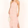 Colton Halterneck Maxi Dress - Pink